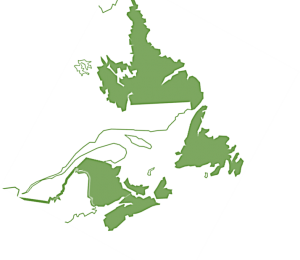 Map of Atlantic Canada