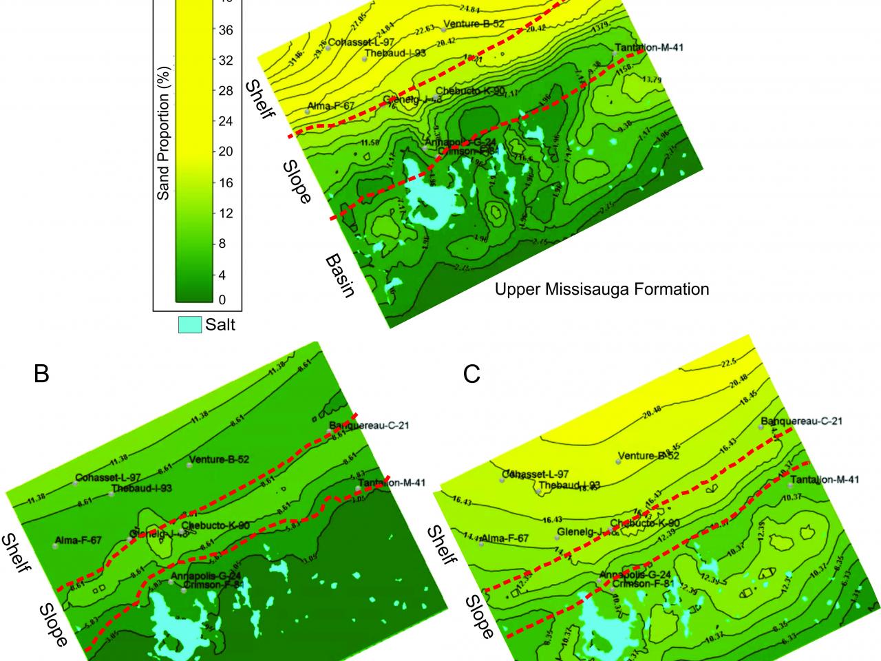 Predictive modelling of sandstone reservoir quality in the Scotian Basin report image.